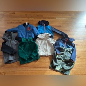 Toddler 2T and 3T zip up and jackets